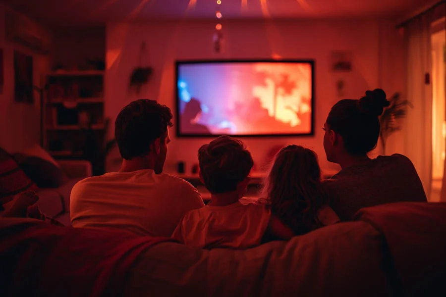 home theater projector and screen